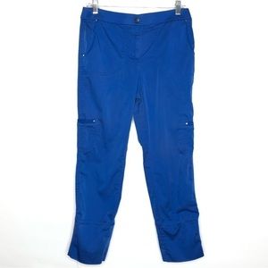 Chico’s Blue Convertible Hiking Casual Cropped Pants Size 0 (Small)